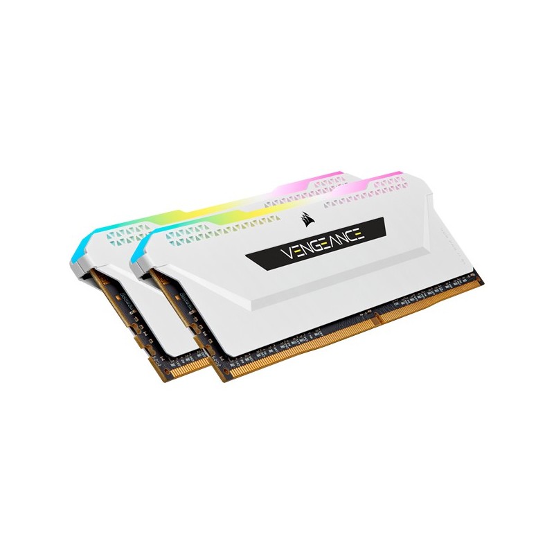 16GB (2x8GB) Corsair Vengeance RGB PRO SL DDR4-3600 RAM CL18 (18-22-22-42) Weiß